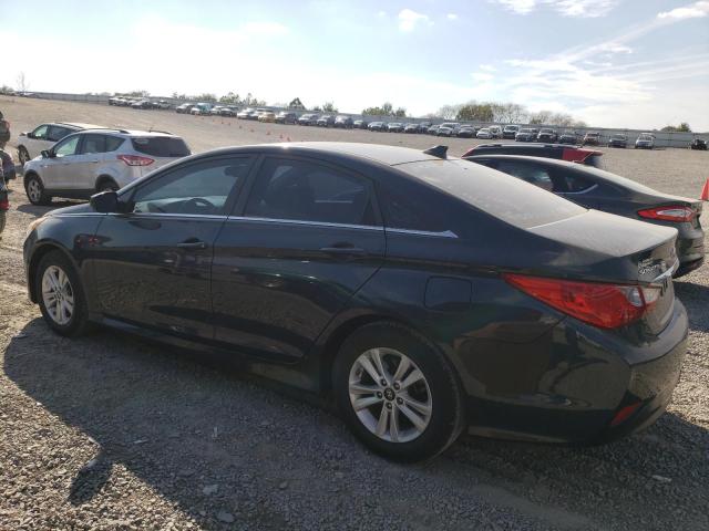 5NPEB4AC4EH897379 - 2014 HYUNDAI SONATA GLS BLUE photo 2