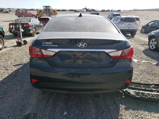 5NPEB4AC4EH897379 - 2014 HYUNDAI SONATA GLS BLUE photo 6