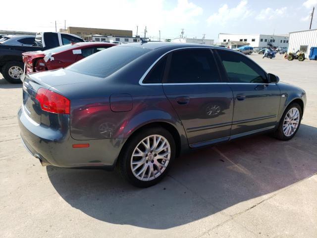 WAUAF78EX8A153743 - 2008 AUDI A4 2.0T GRAY photo 3