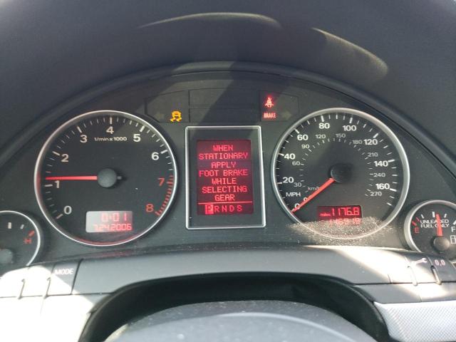 WAUAF78EX8A153743 - 2008 AUDI A4 2.0T GRAY photo 9