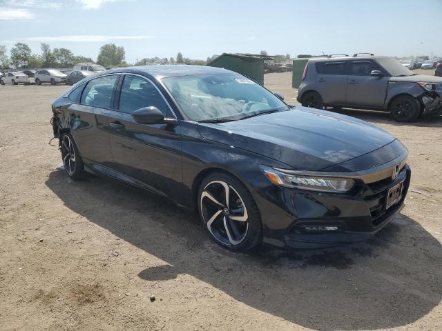 1HGCV2F34KA030581 - 2019 HONDA ACCORD SPORT Սև լուսանկար 4