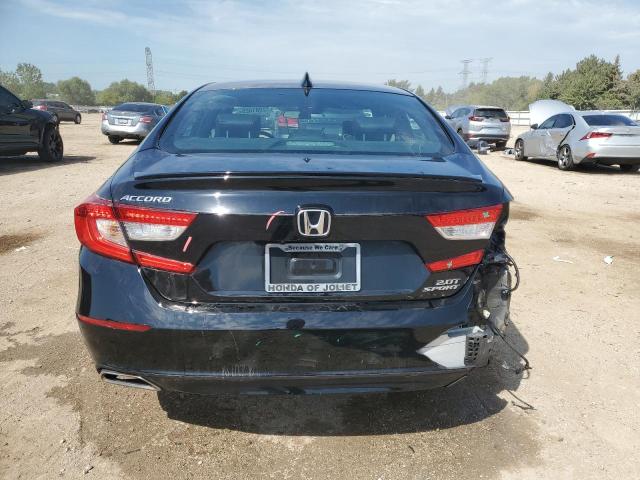 1HGCV2F34KA030581 - 2019 HONDA ACCORD SPORT Սև լուսանկար 6