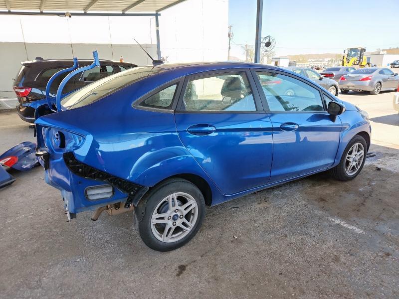 3FADP4BJ9KM163049 - 2019 FORD FIESTA SE BLUE photo 3