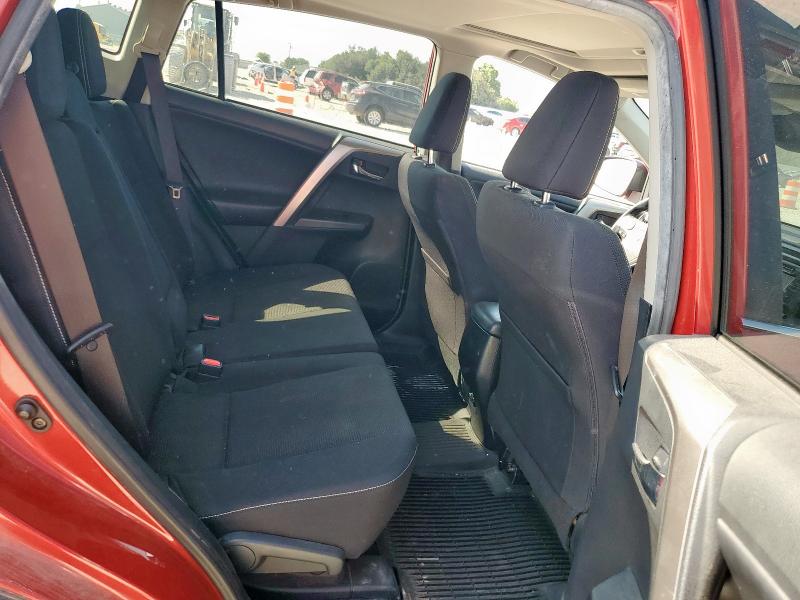 JTMRFREV8HJ145727 - 2017 TOYOTA RAV4 XLE წითელი ფოტო 10