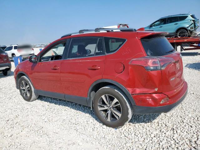 JTMRFREV8HJ145727 - 2017 TOYOTA RAV4 XLE წითელი ფოტო 2