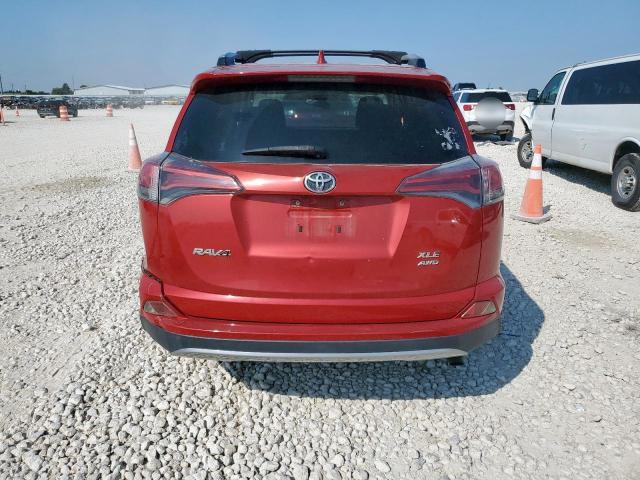 JTMRFREV8HJ145727 - 2017 TOYOTA RAV4 XLE წითელი ფოტო 6