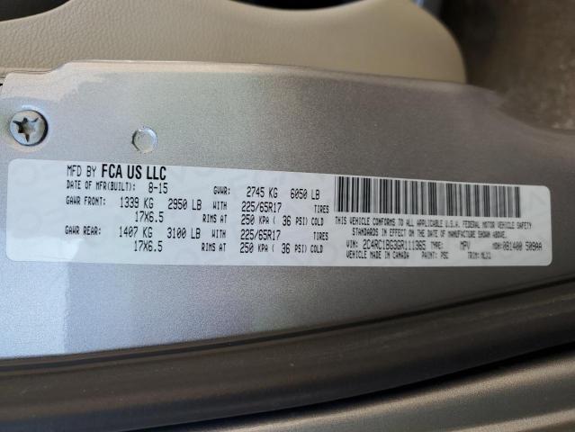 2C4RC1BG3GR111365 - 2016 CHRYSLER TOWN & COU TOURING 银色 照片 13