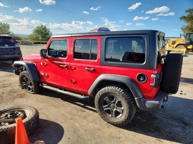 1C4HJXDG4KW579042 - 2019 JEEP WRANGLER U SPORT Czerwony zdjęcie 2