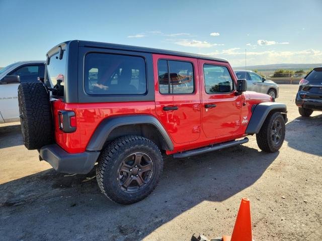 1C4HJXDG4KW579042 - 2019 JEEP WRANGLER U SPORT Czerwony zdjęcie 3