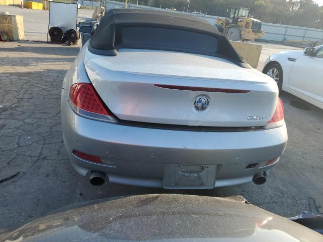 WBAEK73425B324342 - 2005 BMW 645 CI AUTOMATIC SILVER photo 6