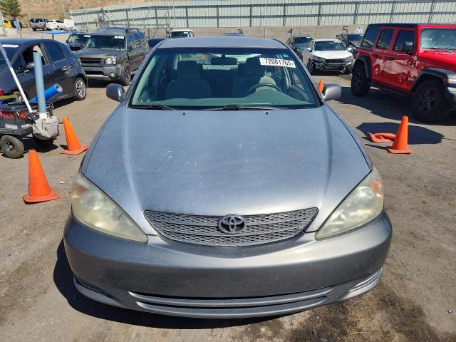 4T1BE32KX2U536715 - 2002 TOYOTA CAMRY LE GRAY photo 5