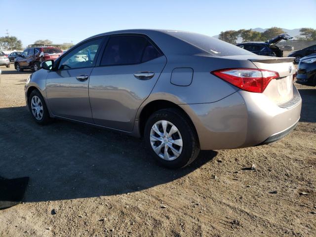 2T1BPRHE7EC219091 - 2014 TOYOTA COROLLA ECO GRAY photo 2