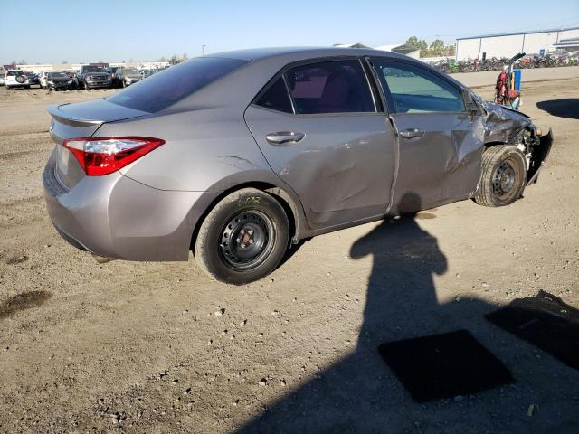 2T1BPRHE7EC219091 - 2014 TOYOTA COROLLA ECO GRAY photo 3