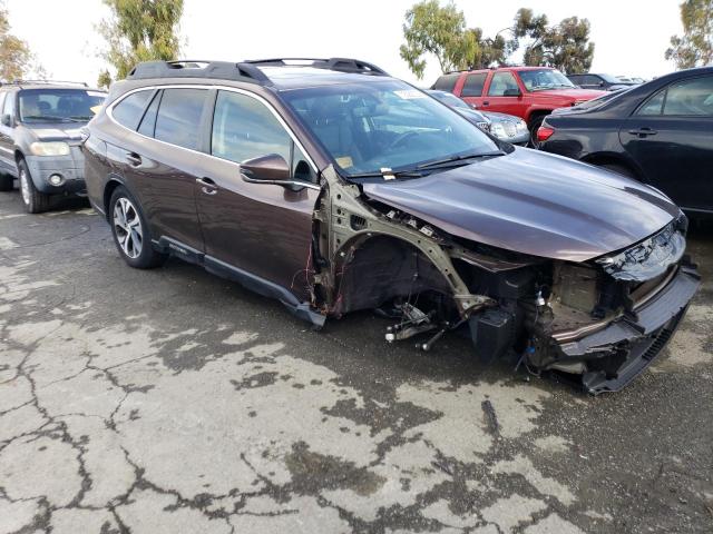 4S4BTANC5M3129487 - 2021 SUBARU OUTBACK LIMITED BROWN photo 4