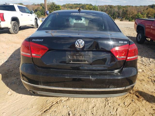 1VWBN7A36DC033517 - 2013 VOLKSWAGEN PASSAT SE BLACK photo 6