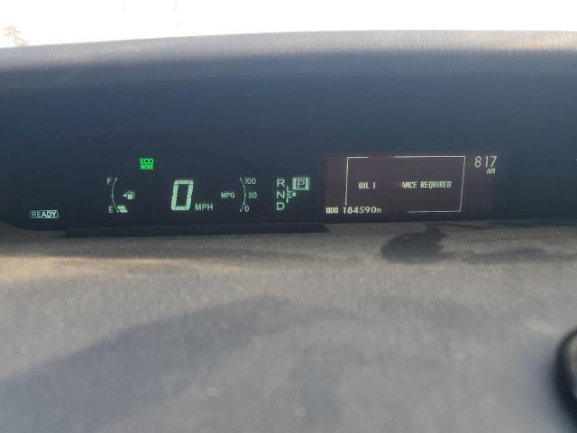 JTDKN3DU1A0212478 - 2010 TOYOTA PRIUS SILVER photo 9