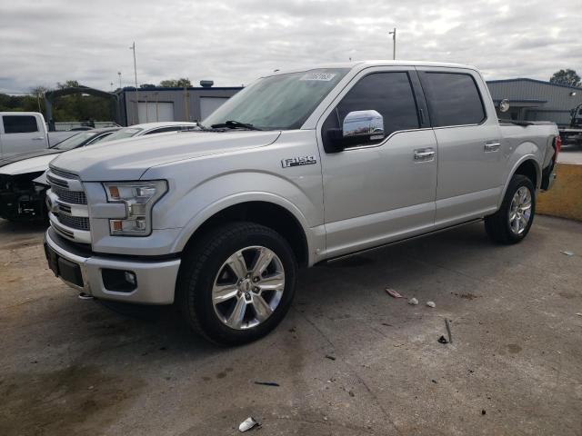 1FTEW1EG5FFB97172 - 2015 FORD F150 SUPERCREW SILVER photo 1