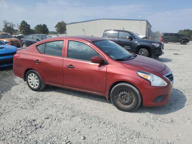 3N1CN7AP0KL838394 - 2019 NISSAN VERSA S RED photo 4