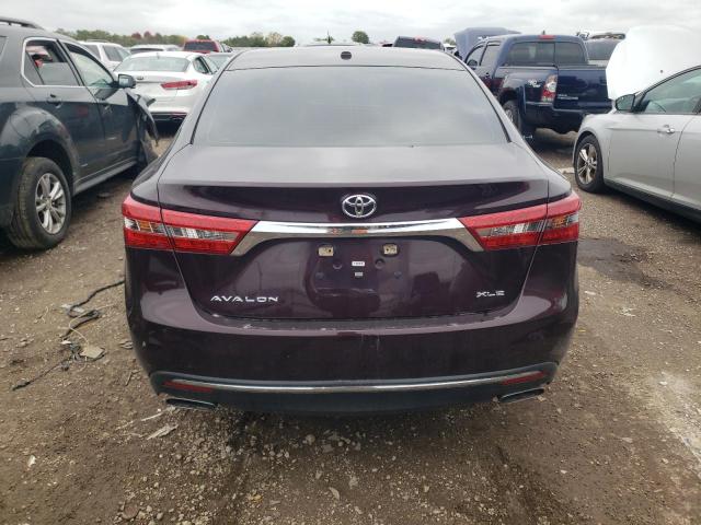 4T1BK1EB8HU255210 - 2017 TOYOTA AVALON XLE MAROON photo 6