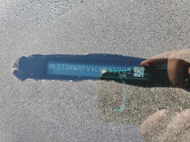 2T3RWRFV4LW065205 - 2020 TOYOTA RAV4 XLE BLACK photo 13