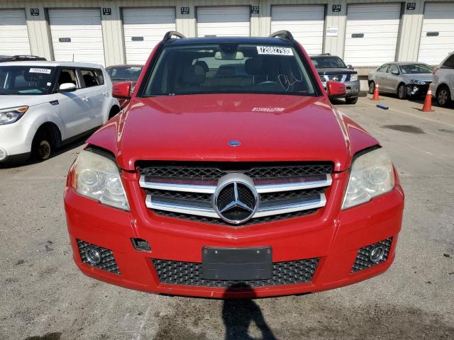 WDCGG8HB4AF327251 - 2010 MERCEDES-BENZ GLK 350 4MATIC RED photo 5