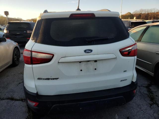 MAJ6S3GL8LC391784 - 2020 FORD ECOSPORT SE WHITE photo 6