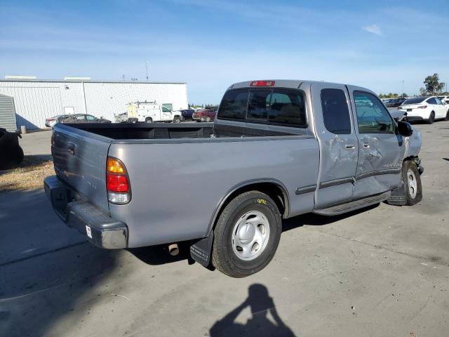 5TBRN34172S220516 - 2002 TOYOTA TUNDRA ACCESS CAB SR5 GRAY photo 3