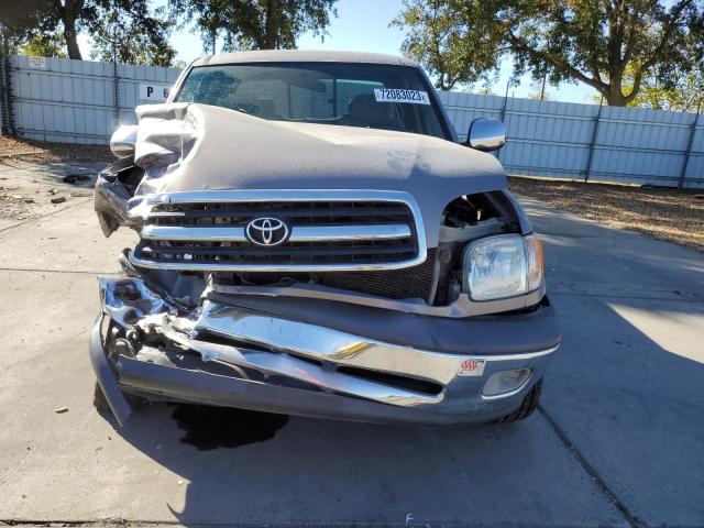 5TBRN34172S220516 - 2002 TOYOTA TUNDRA ACCESS CAB SR5 GRAY photo 5