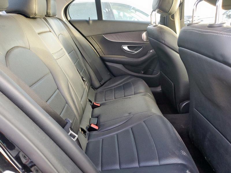 55SWF4KB4GU158124 - 2016 MERCEDES-BENZ C 300 4MATIC BLACK photo 10
