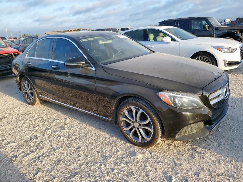 55SWF4KB4GU158124 - 2016 MERCEDES-BENZ C 300 4MATIC BLACK photo 4