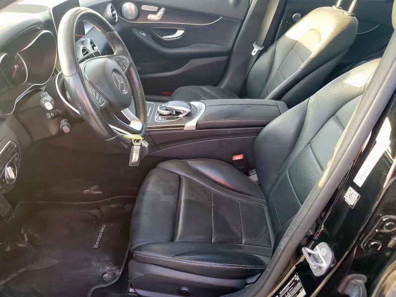 55SWF4KB4GU158124 - 2016 MERCEDES-BENZ C 300 4MATIC BLACK photo 7
