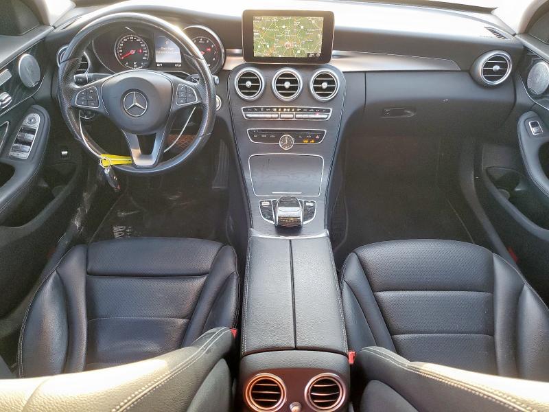 55SWF4KB4GU158124 - 2016 MERCEDES-BENZ C 300 4MATIC BLACK photo 8