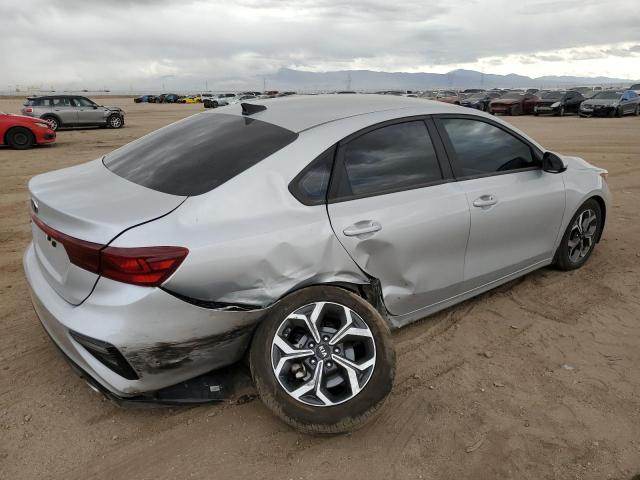 3KPF24AD5ME406964 - 2021 KIA FORTE FE SILVER photo 3