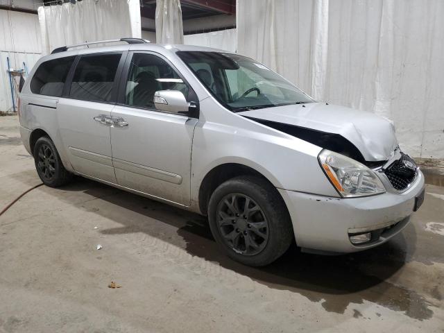 KNDMH4C78E6588454 - 2014 KIA SEDONA EX SILVER photo 4