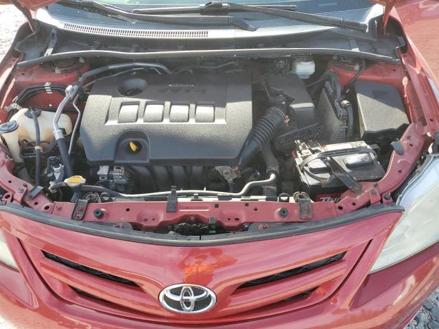 2T1BU4EE8CC865379 - 2012 TOYOTA COROLLA BASE 红色 照片 11