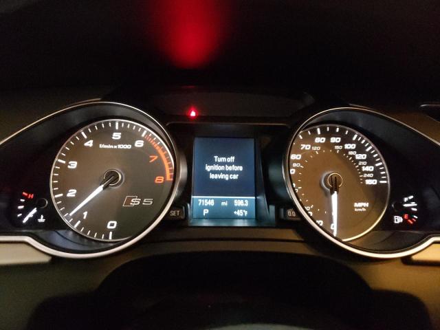 WAUVGAFR5FA031483 - 2015 AUDI S5 PRESTIGE BLACK photo 9