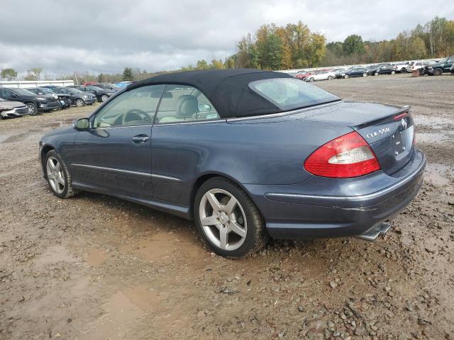 WDBTK72F47F223553 - 2007 MERCEDES-BENZ CLK 550 BLUE photo 2