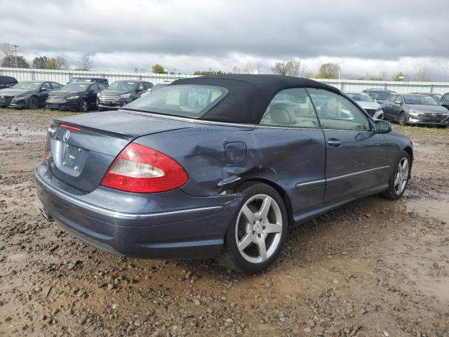 WDBTK72F47F223553 - 2007 MERCEDES-BENZ CLK 550 BLUE photo 3