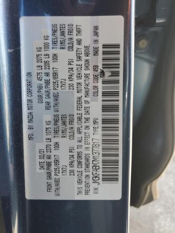 JM3KFABM7M1377817 - 2021 MAZDA CX-5 SPORT BLUE photo 13