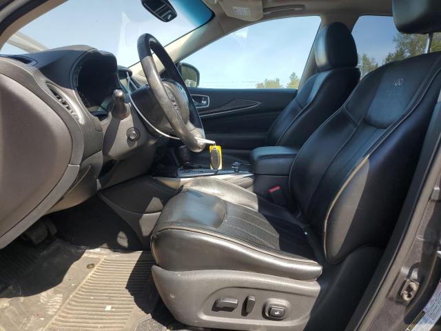 5N1AL0MM7EC553495 - 2014 INFINITI QX60 BLACK photo 7