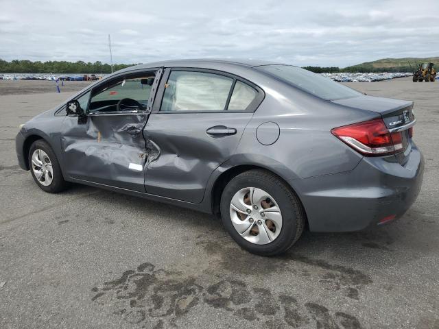 2HGFB2F53DH592242 - 2013 HONDA CIVIC LX Մոխրագույն լուսանկար 2