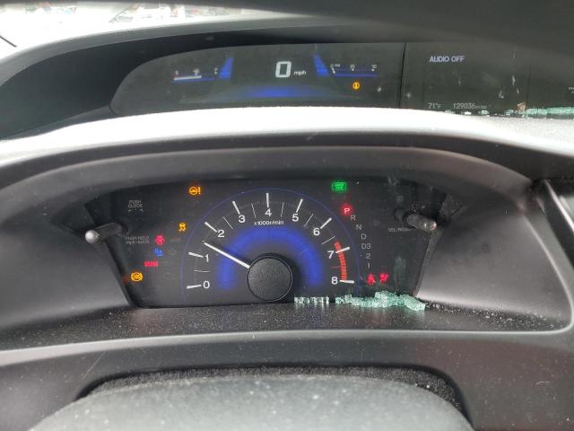 2HGFB2F53DH592242 - 2013 HONDA CIVIC LX Մոխրագույն լուսանկար 9