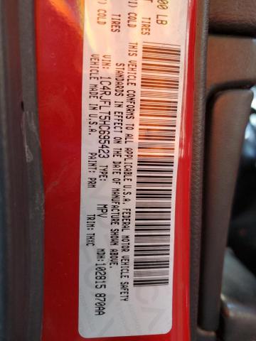 1C4RJFLT5HC695423 - 2017 JEEP GRAND CHER TRAILHAWK წითელი ფოტო 13