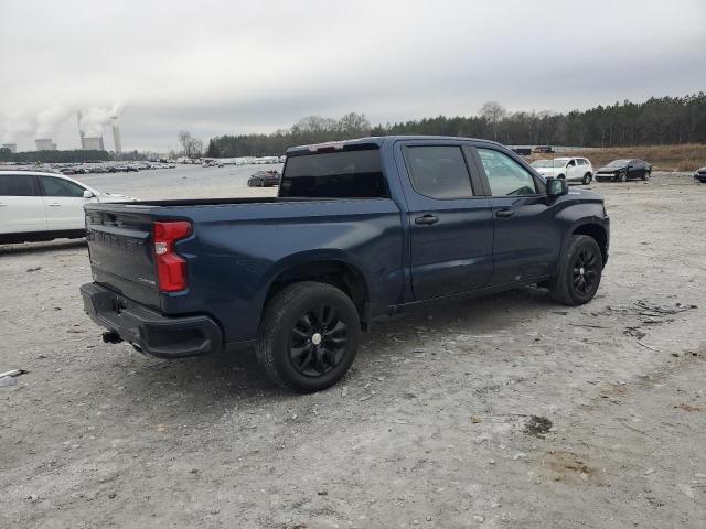 3GCPWBEF8KG310045 - 2019 CHEVROLET SILVERADO C1500 CUSTOM BLUE photo 3