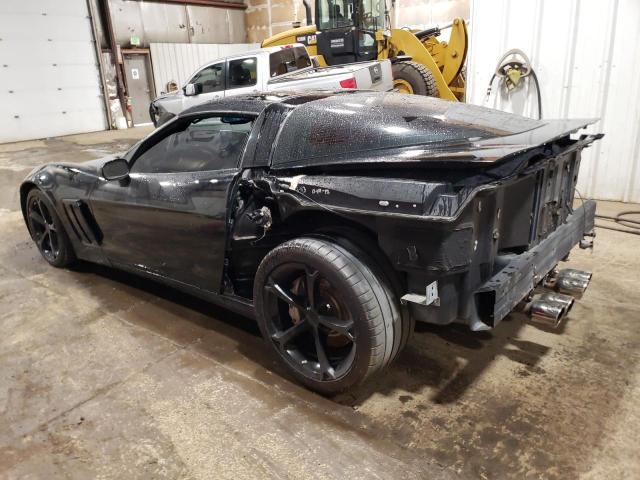 1G1YR2DW2D5105790 - 2013 CHEVROLET CORVETTE GRAND SPORT BLACK photo 2