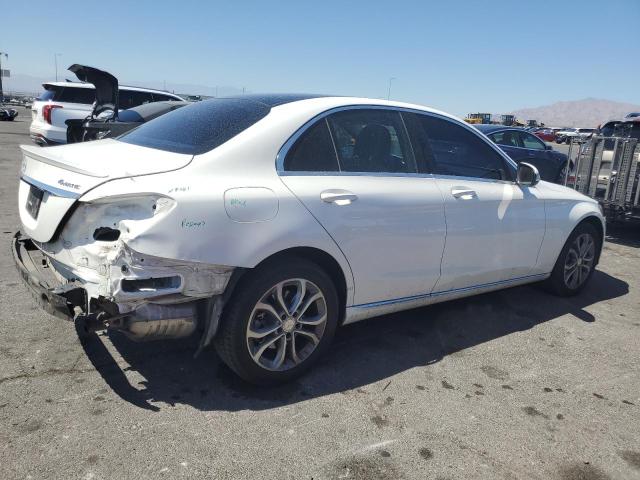 55SWF4KB9GU138824 - 2016 MERCEDES-BENZ C 300 4MATIC WHITE photo 3