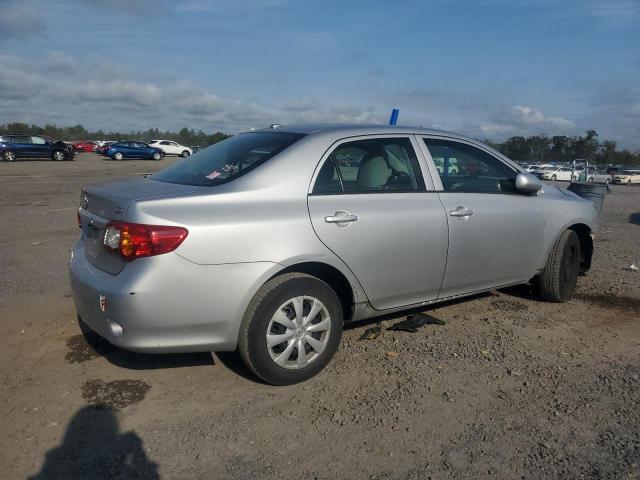 2T1BU40E49C110391 - 2009 TOYOTA COROLLA BASE SILVER photo 3