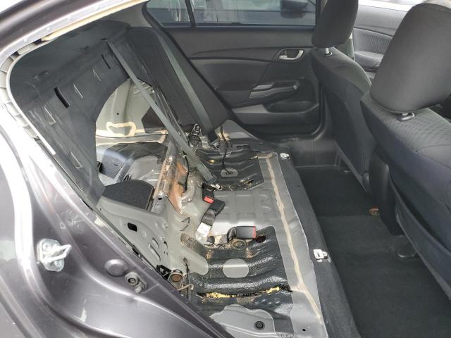 19XFB2F70FE275842 - 2015 HONDA CIVIC SE GRAY photo 10