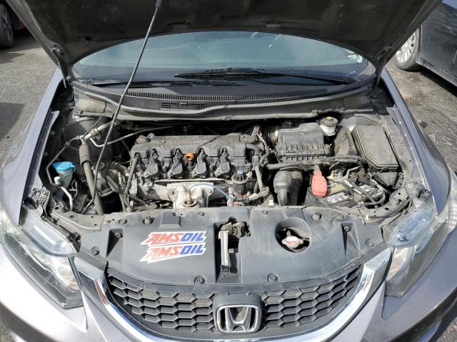 19XFB2F70FE275842 - 2015 HONDA CIVIC SE GRAY photo 11