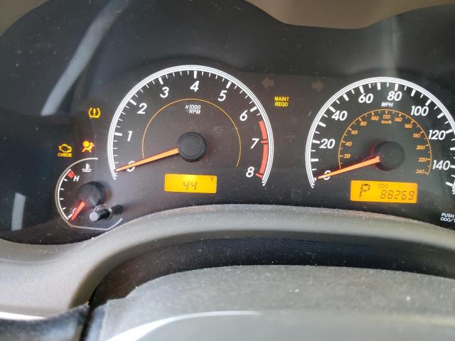 1NXBU40EX9Z083048 - 2009 TOYOTA COROLLA BASE WHITE photo 9